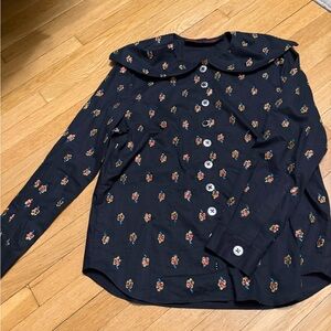 Floral Print Women's Blouse